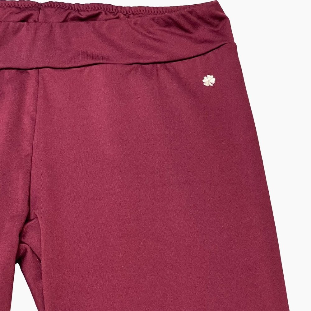 Lucky Brand Burgundy Leggings Size XL - Picture 2 of 12
